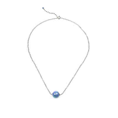 Perlenkette Dionne Med Blue Necklace Halsketten