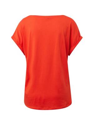 T-Shirt T-Shirt im Material-Mix T-Shirts 2