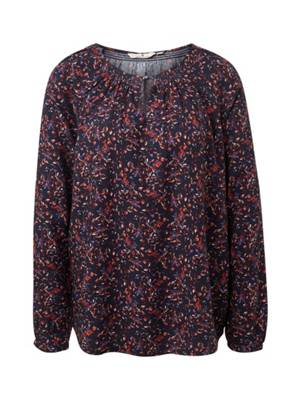 Blusen & Shirts Bluse mit Allover-Muster Langarmblusen