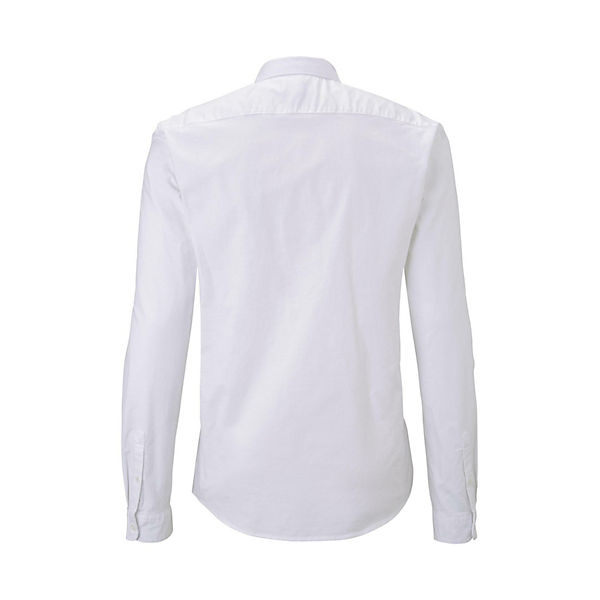 Bekleidung Langarmhemden TOM TAILOR Denim Blusen & Shirts Hemd Langarmhemden weiß