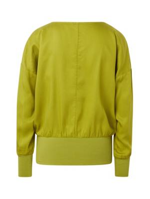 Blusen & Shirts Bluse mit gerippten Abschlüssen Langarmblusen 2