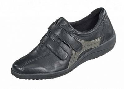 KOCH Da-Slipper 96/262 Koch Klassische Slipper schwarz/silber