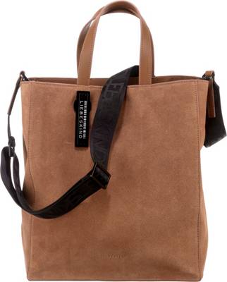 Paperbag Tote Medium Suede Handtasche