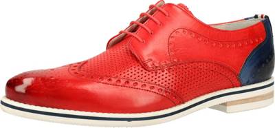 MELVIN & HAMILTON Halbschuhe Schnürschuhe rot