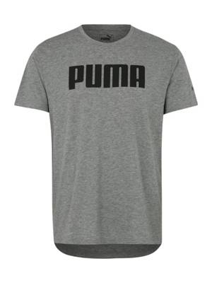 PUMA funktionsshirt graphic tee Funktionsshirts grau