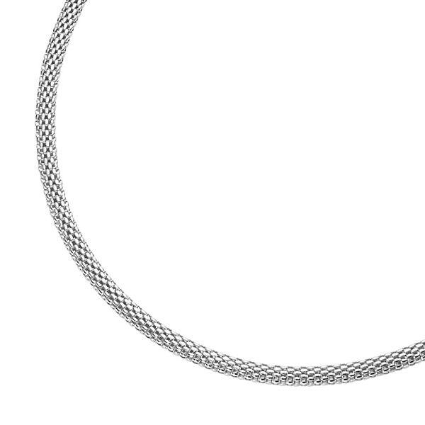 Accessoires Halsketten SMART JEWEL® Smart Jewel Collier Mesh-Optik Silber 925 Halsketten silber