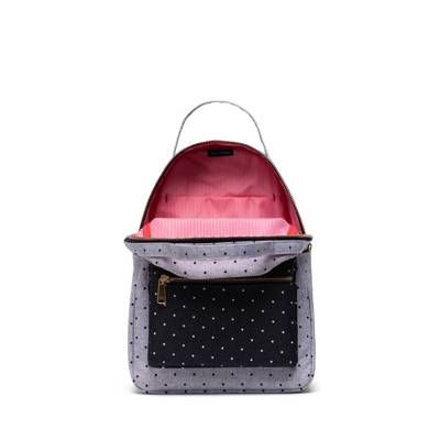 Nova Small Backapck Polka Dot Crosshatch Grey/Black Damenrucksack Freizeitrucksäcke 2