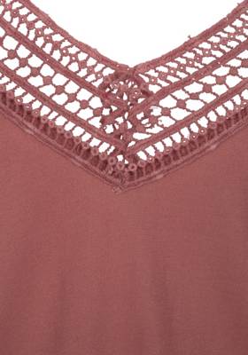 LASCANA Strandtop metallicbeige YN6261