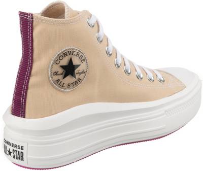 tan converse platform high top