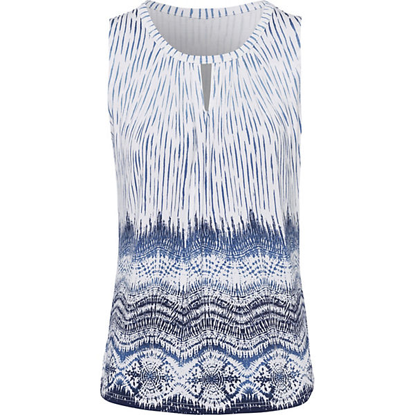 Bekleidung Tops LASCANA Tanktop blau Bekleidung Tops LASCANA Tanktop blau