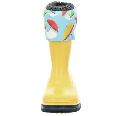 Regenstiefel Umbrella, zitrone-blau Gummistiefel 2
