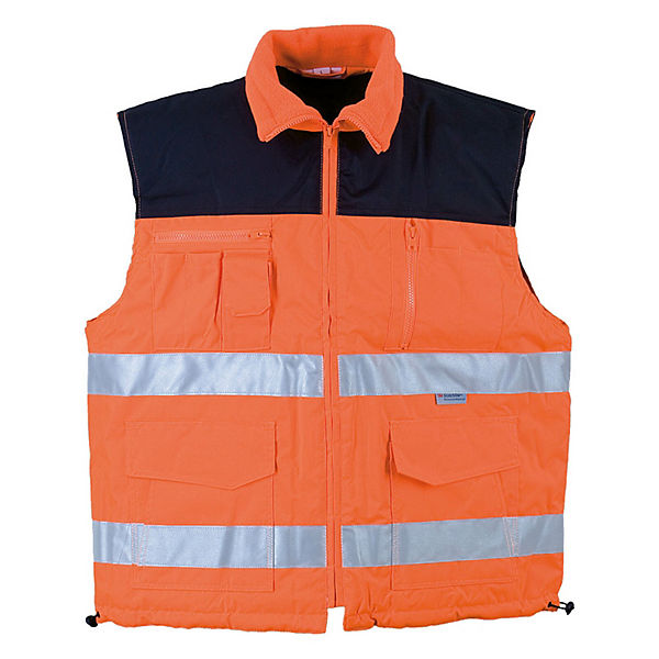 Bekleidung Westen TERRAX Workwear & Fashion TERRAX Bekleidung Warnbau-Weste Outdoorwesten orange