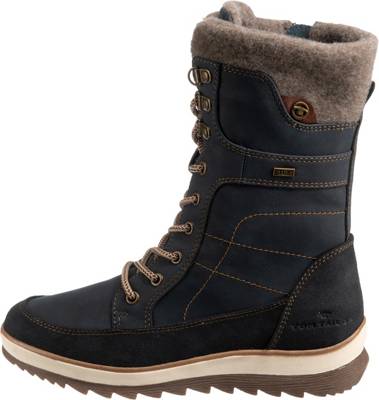 Lined Boots Tom Tailor Stiefel Blau Tom Tailor Winter Boots Damen