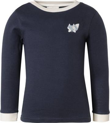 JACKY Unterhemd langarm für Jungen Organic Cotton dunkelblau