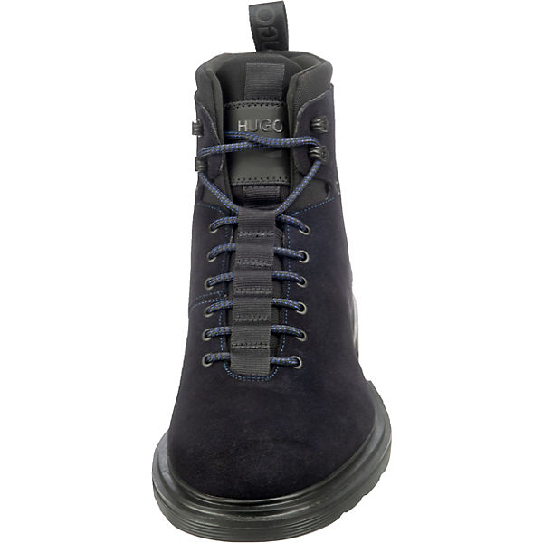 Schuhe Schnürstiefeletten HUGO Model dart 10217722 Schnürstiefeletten dunkelblau