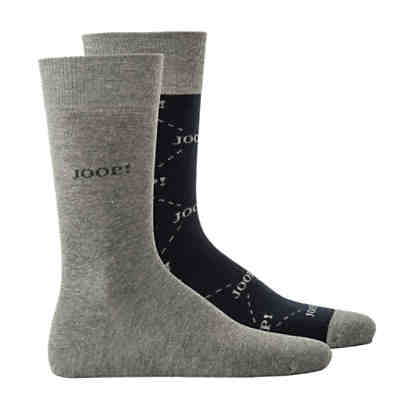Herren Socken 2-Pack, Logo Sock, Kurzsocken, einfarbig/gemustert mit Logo Socken