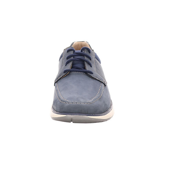 Schuhe Schnürschuhe Clarks Schnürschuhe blau