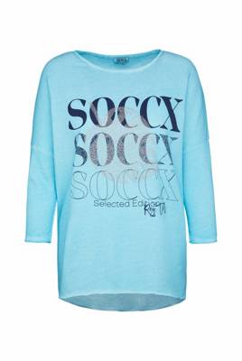SOCCX Sweatshirt mit Logo und 3/4-Ärmeln Sweatshirts 2