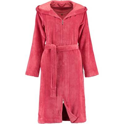 Vossen Bademäntel Damen Kurzmantel mit Kapuze Palermo maroon 021 Bademäntel braun YN10877