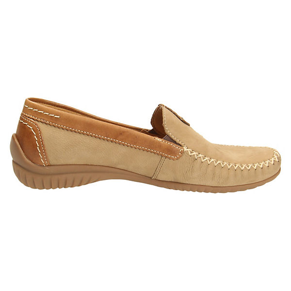 Schuhe Mokassins Gabor Slipper & Mokassins Mokassins beige Schuhe Mokassins Gabor Slipper & Mokassins Mokassins beige