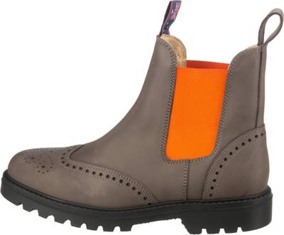orange chelsea boots