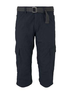 Hosen & Chino Cargo Bermuda-Shorts mit Gürtel Chinohosen