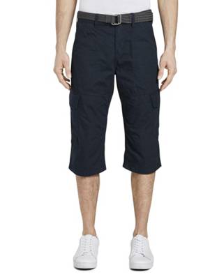 Hosen & Chino Cargo Bermuda-Shorts mit Gürtel Chinohosen 2