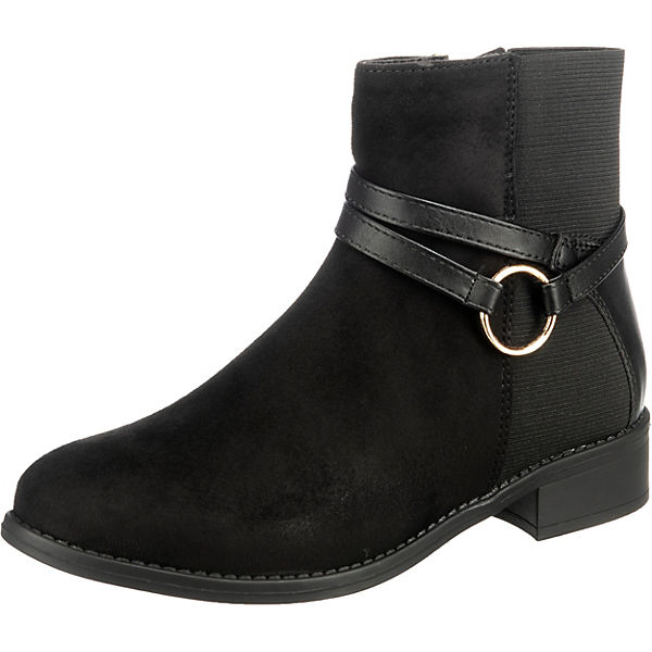Schuhe Klassische Stiefeletten ambellis Classic Ankle Boots mit Riemchendetail schwarz