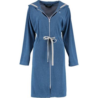 Cawö Bademantel für Mädchen blau