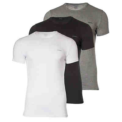 Herren T-Shirt - Round Neck, "UMTEE-JAKETHREEPACK", 3er Pack T-Shirts