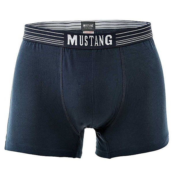 Bekleidung Boxershorts MUSTANG Herren Retroshorts 3er Pack Boxershorts Pants True Denim S-XL Boxershorts mehrfarbig