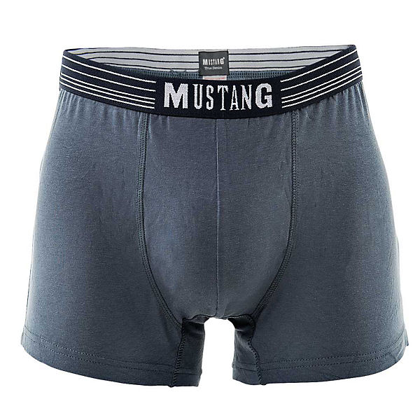 Bekleidung Boxershorts MUSTANG Herren Retroshorts 3er Pack Boxershorts Pants True Denim S-XL Boxershorts mehrfarbig