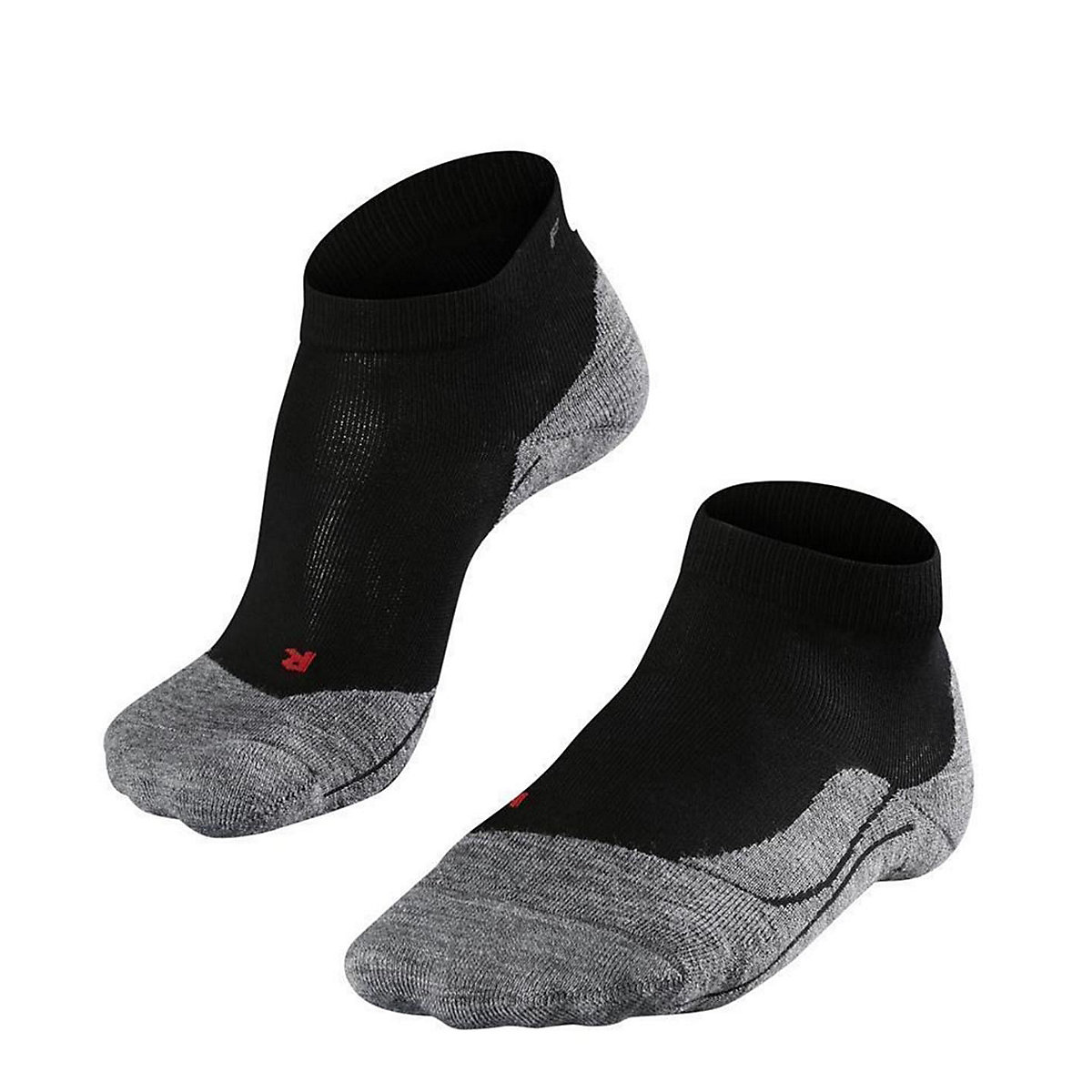 FALKE Damen Quarter Socken RU4 Short Laufsocken Sport Polsterung Sportsocken schwarz