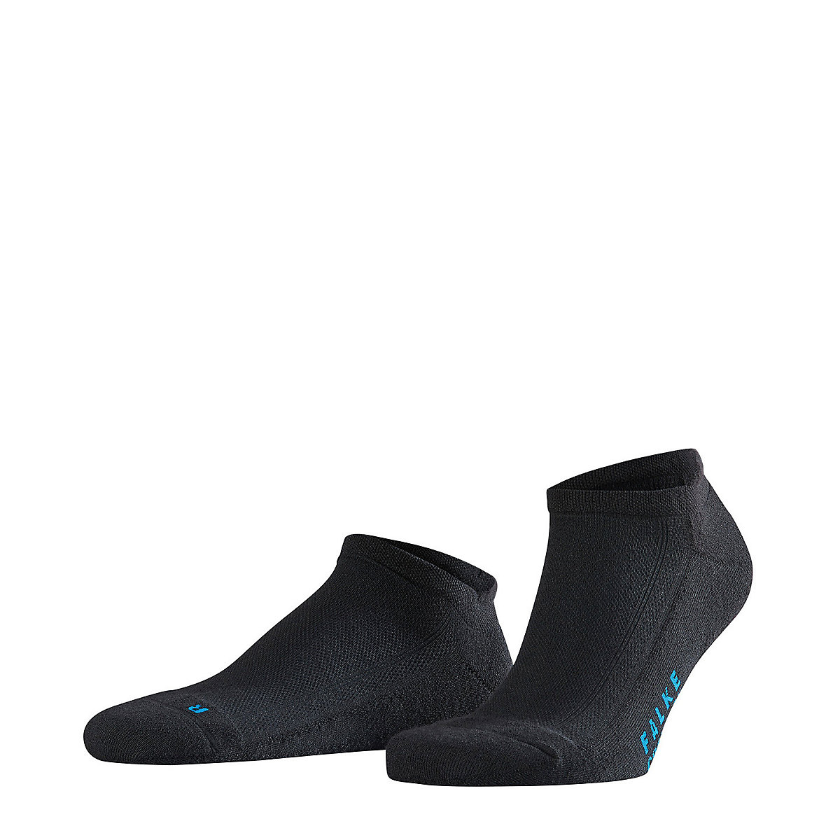 FALKE Unisex Sneakersocken Cool Kick Socken Uni anatomisch ultraleicht 37-48 Sneakersocken schwarz