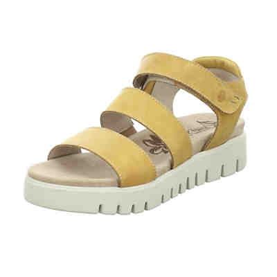 Damen-Sandale Thea 4, gelb Klassische Sandalen