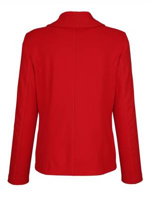 Sweatblazer langarm Knöpfe uni Figurumspielend Viskose,Kunstfaser Sweatblazer 2