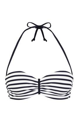 Venice Beach Bandeau-Bikini-Top weiß