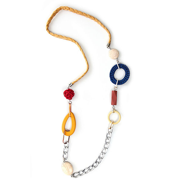 Accessoires Halsketten Collezione Alessandro Lange Kette Alma Halsketten mehrfarbig