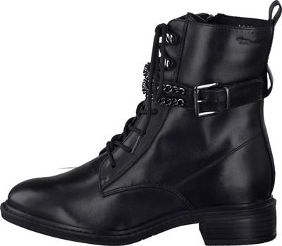 tamaris biker boots black