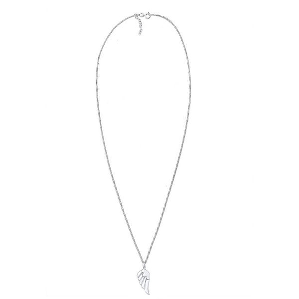 Accessoires Halsketten Elli Elli Halskette Kinder Flügel Symbol Anhänger Kommunion 925 Silber Halsketten silber