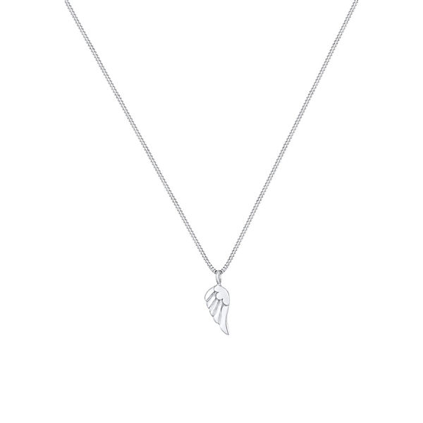 Accessoires Halsketten Elli Elli Halskette Kinder Flügel Symbol Anhänger Kommunion 925 Silber Halsketten silber