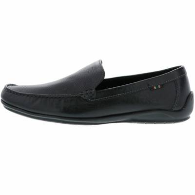 Klondike Herren Mokassins Halbschuhe Slipper schwarz