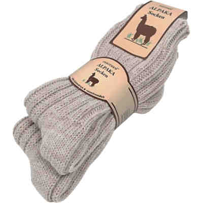 2 Paar Alpaka-Socken Socken