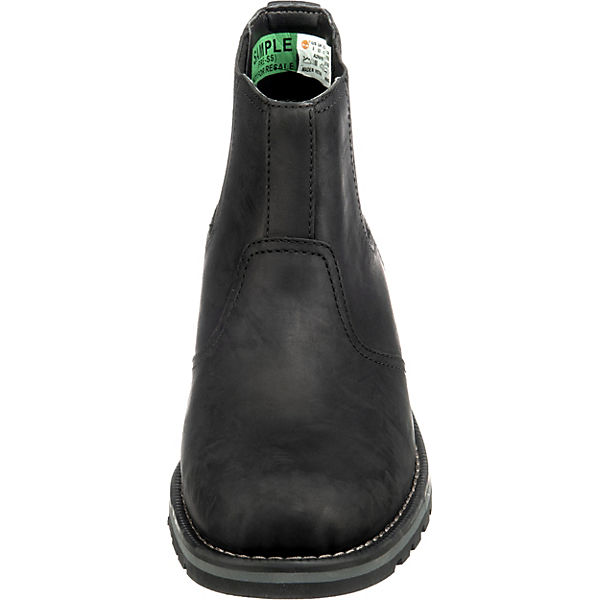 Schuhe Schnürstiefeletten Timberland Larchmond Chelsea Boots schwarz