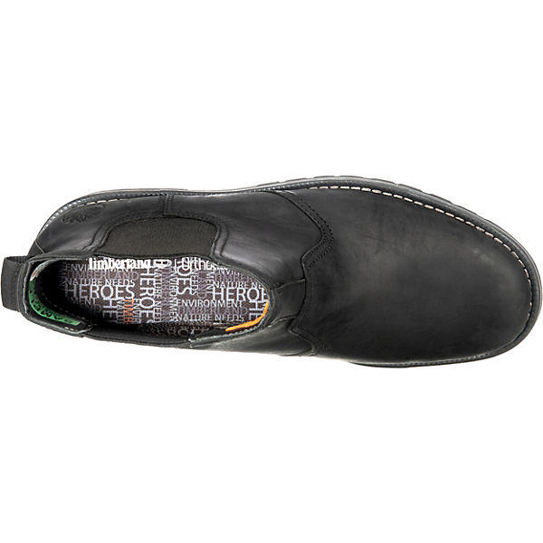 Schuhe Schnürstiefeletten Timberland Larchmond Chelsea Boots schwarz