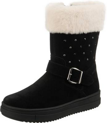 Geox Winterstiefel Rebecca Fur Madchen Schwarz Mirapodo