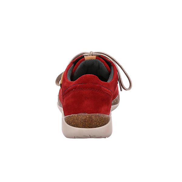 Schuhe Schnürschuhe Josef Seibel Schnürhalbschuhe Schnürschuhe rot