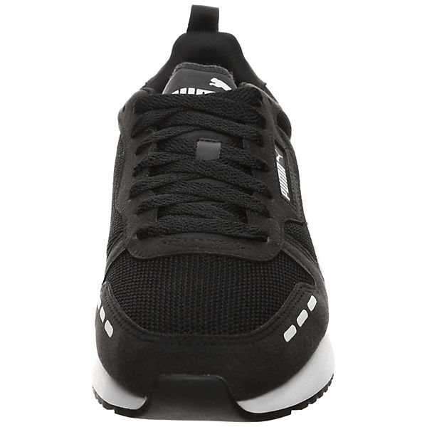 Schuhe Sneakers Low PUMA Puma R78 Sneaker Herren schwarz/weiß