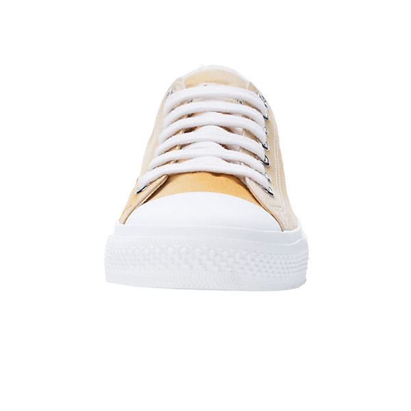 Schuhe Sneakers Low ETHLETIC Fair Trainer White Cap Lo Cut Sneakers Low gold
