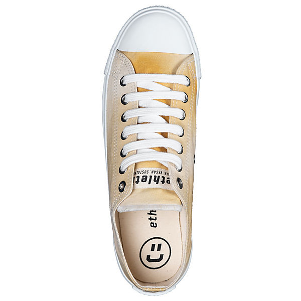 Schuhe Sneakers Low ETHLETIC Fair Trainer White Cap Lo Cut Sneakers Low gold